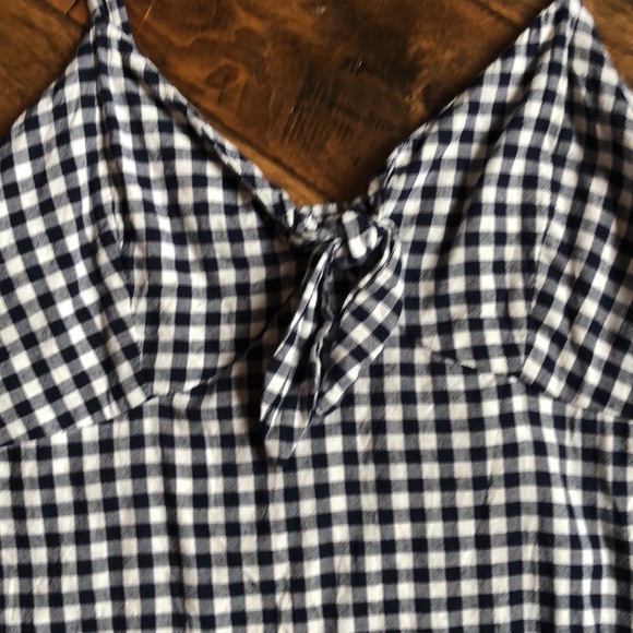 Adorable blue and white gingham tank - Picture 2 of 4